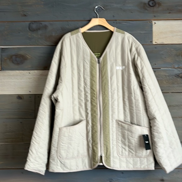 SUPER LIMITED HUF Tan Reversible Worker Jacket NWT - Picture 6 of 14